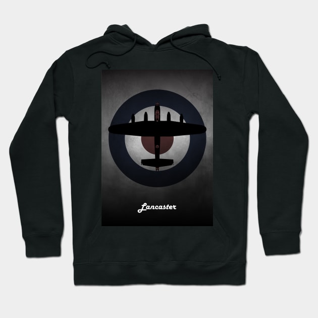 Avro Lancaster Bomber RAF Hoodie by aviationart